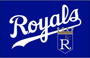 Kansas City Royals 2000 Batting Practice Logo Sticker Heat Transfer