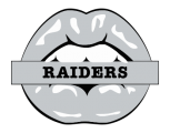 Oakland Raiders Lips Logo decal sticker