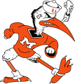 Miami Hurricanes 1983-1999 Mascot Logo decal sticker