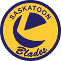 Saskatoon Blades 1983 84-1992 93 Primary Logo decal sticker