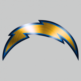 Los Angeles Chargers Stainless steel logo Sticker Heat Transfer