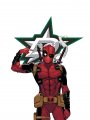 Dallas Stars Deadpool Logo decal sticker