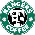 Texas Rangers Starbucks Coffee Logo decal sticker