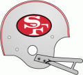 San Francisco 49ers 1962-1963 Helmet Logo decal sticker