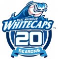 West Michigan Whitecaps 2013 Anniversary Logo Sticker Heat Transfer