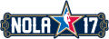 NBA All-Star Game 2016-2017 Wordmark Logo decal sticker