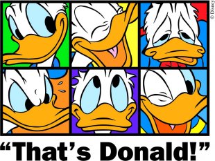 Donald Duck Logo 02 Sticker Heat Transfer