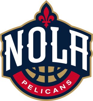 New Orleans Pelicans 2013-2014 Pres Secondary Logo decal sticker