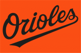 Baltimore Orioles 2003-2008 Batting Practice Logo Sticker Heat Transfer