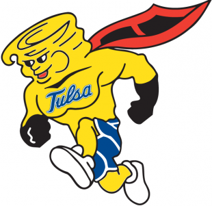 Tulsa Golden Hurricane 2000-2008 Mascot Logo Sticker Heat Transfer