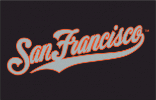 San Francisco Giants 1994-1999 Batting Practice Logo 02 Sticker Heat Transfer