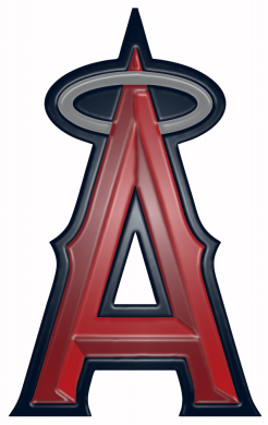 Los Angeles Angels Plastic Effect Logo decal sticker