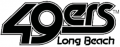 Long Beach State 49ers 1992-2006 Wordmark Logo Sticker Heat Transfer