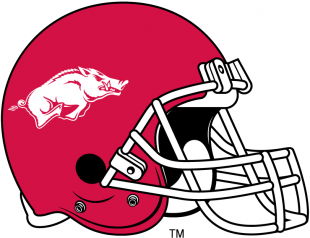 Arkansas Razorbacks 2001-2013 Helmet Logo decal sticker