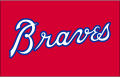 Atlanta Braves 1979-1980 Batting Practice Logo Sticker Heat Transfer