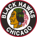 Chicago Blackhawks 1941 42-1954 55 Primary Logo Sticker Heat Transfer