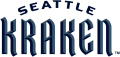 Seattle Kraken 2021 22-Pres Wordmark Logo 01 decal sticker