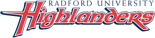 Radford Highlanders 2008-2015 Wordmark Logo decal sticker