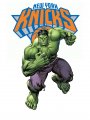New York Knicks Hulk Logo Sticker Heat Transfer