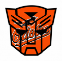 Autobots Baltimore Orioles logo Sticker Heat Transfer