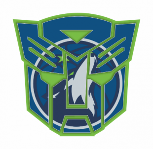 Autobots Minnesota Timberwolves logo Sticker Heat Transfer