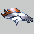 Denver Broncos Stainless steel logo decal sticker