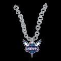 Charlotte Hornets Necklace logo Sticker Heat Transfer