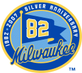 Milwaukee Brewers 2007 Anniversary Logo Sticker Heat Transfer