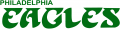 Philadelphia Eagles 1973-1995 Wordmark Logo decal sticker