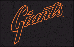 San Francisco Giants 2007-2008 Batting Practice Logo decal sticker