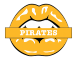 Pittsburgh Pirates Lips Logo Sticker Heat Transfer