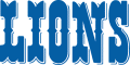 Detroit Lions 1970-2008 Wordmark Logo decal sticker