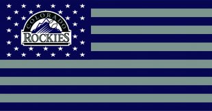 Colorado Rockies Flag001 logo decal sticker