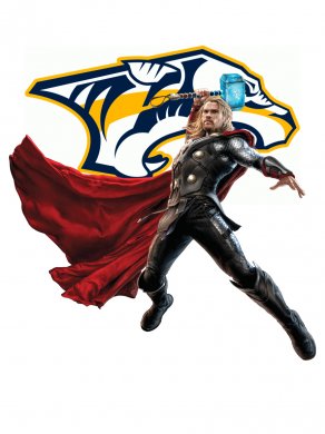 Nashville Predators Thor Logo decal sticker