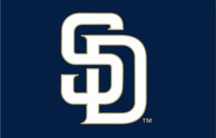 San Diego Padres 2012-2013 Batting Practice Logo Sticker Heat Transfer