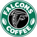 Atlanta Falcons starbucks coffee logo Sticker Heat Transfer