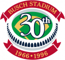 St.Louis Cardinals 1996 Stadium Logo Sticker Heat Transfer