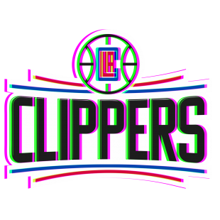 Phantom Los Angeles Clippers logo decal sticker