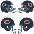 Chicago Bears Helmet Logo Sticker Heat Transfer