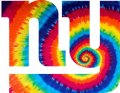 New York Giants rainbow spiral tie-dye logo Sticker Heat Transfer