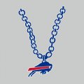 Buffalo Bills Necklace logo Sticker Heat Transfer