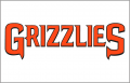 Fresno Grizzlies 2008-2014 Jersey Logo Sticker Heat Transfer