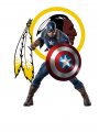 Washington Redskins Captain America Logo Sticker Heat Transfer