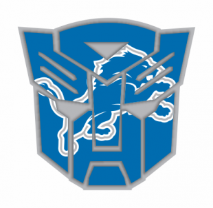 Autobots Detroit Lions logo Sticker Heat Transfer