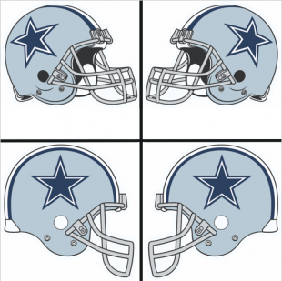 Dallas Cowboys Helmet Logo Sticker Heat Transfer