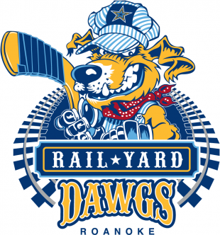 Roanoke Rail Yard Dawgs 2016 17-Pres Primary Logo Sticker Heat Transfer