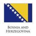 Bosnia and Herzegovina flag logo decal sticker