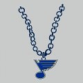 St. Louis Blues Necklace logo Sticker Heat Transfer