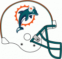 Miami Dolphins 1997-2012 Helmet Logo Sticker Heat Transfer