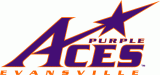 Evansville Purple Aces 2001-2018 Primary Logo decal sticker